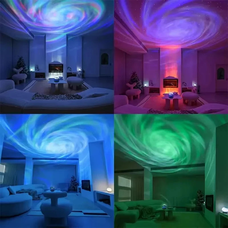 Starry Sky LED Projector Light USB Automatic Rotating Galaxy