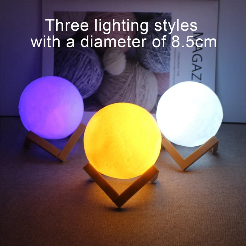 Book Light LED Moon Light Galaxy Light, Moon Night Light
