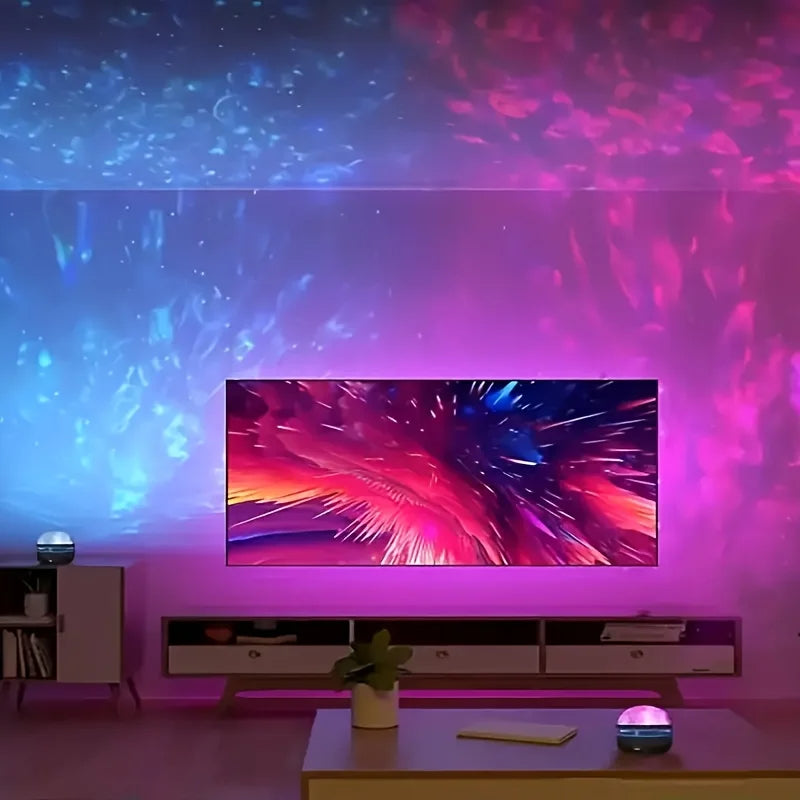 Starry Sky LED Projector Light USB Automatic Rotating Galaxy