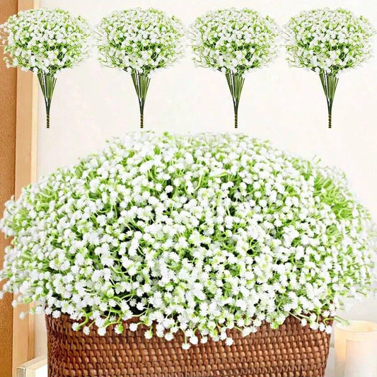 5/12PCS Artificial Plastic babysbreath Flowers