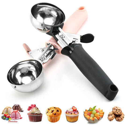 Stainless Steel Ice Cream Scoop, Ice Ball Maker,