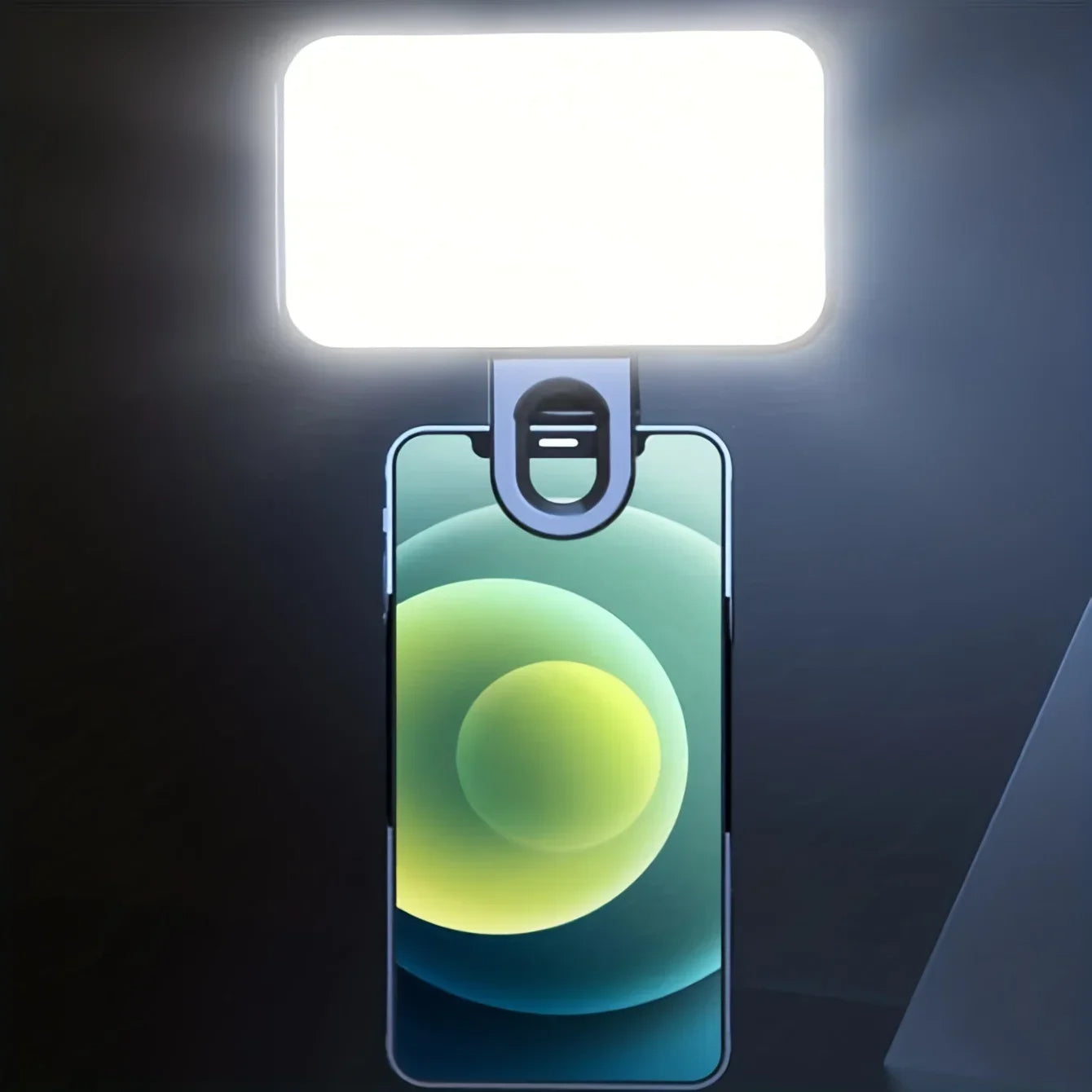 Mini Rechargeable Selfie Fill Light - 3 Color Modes,