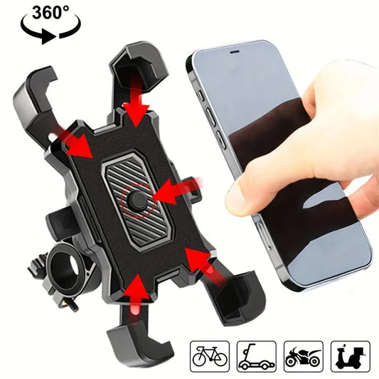 360° Rotatable Electric Bicycle Universal Phone Holder for Bike