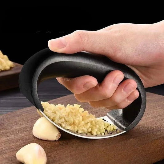 1/2pcs Stainless Steel Garlic Press Crusher Manual Garlic Chopper