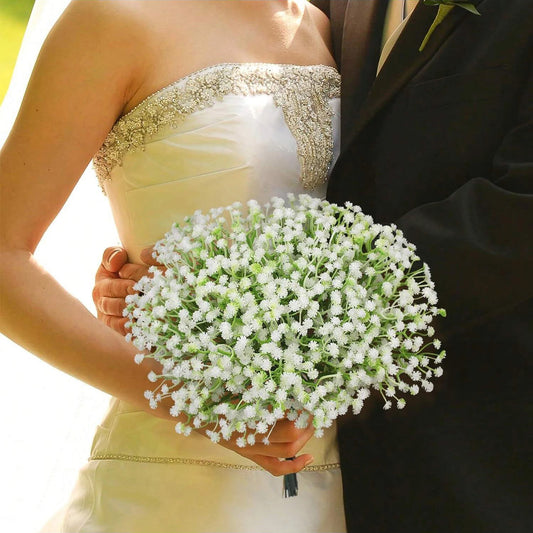 5/12PCS Artificial Plastic babysbreath Flowers