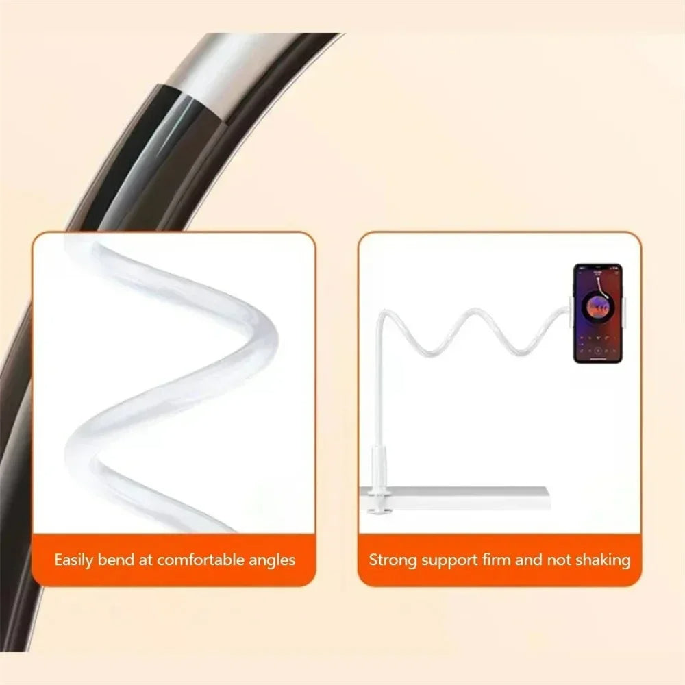 Mobile Phone iPad Tablet Flexible Lazy Spiral Clip Stand